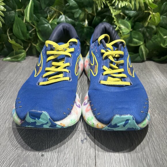 Brooks Glycerin 20 Mens Size 9 Blue Yellow Athletic Running Shoes SneakersBroo main image 9
